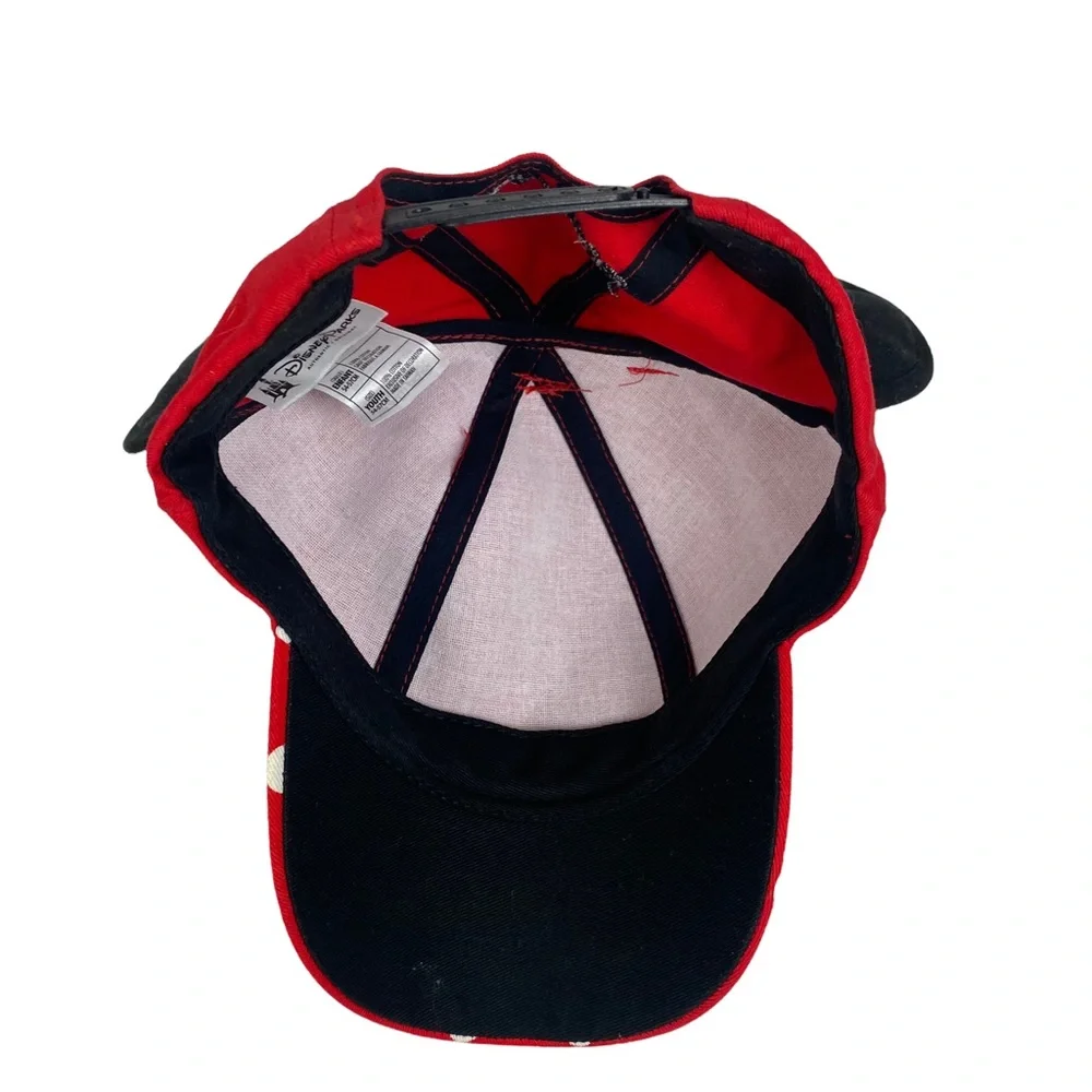 Disney Parks Minnie Mouse Youth Kid Hat Authentic Red Polka Dot